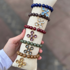 PULSERA CROSS CRYSTAL