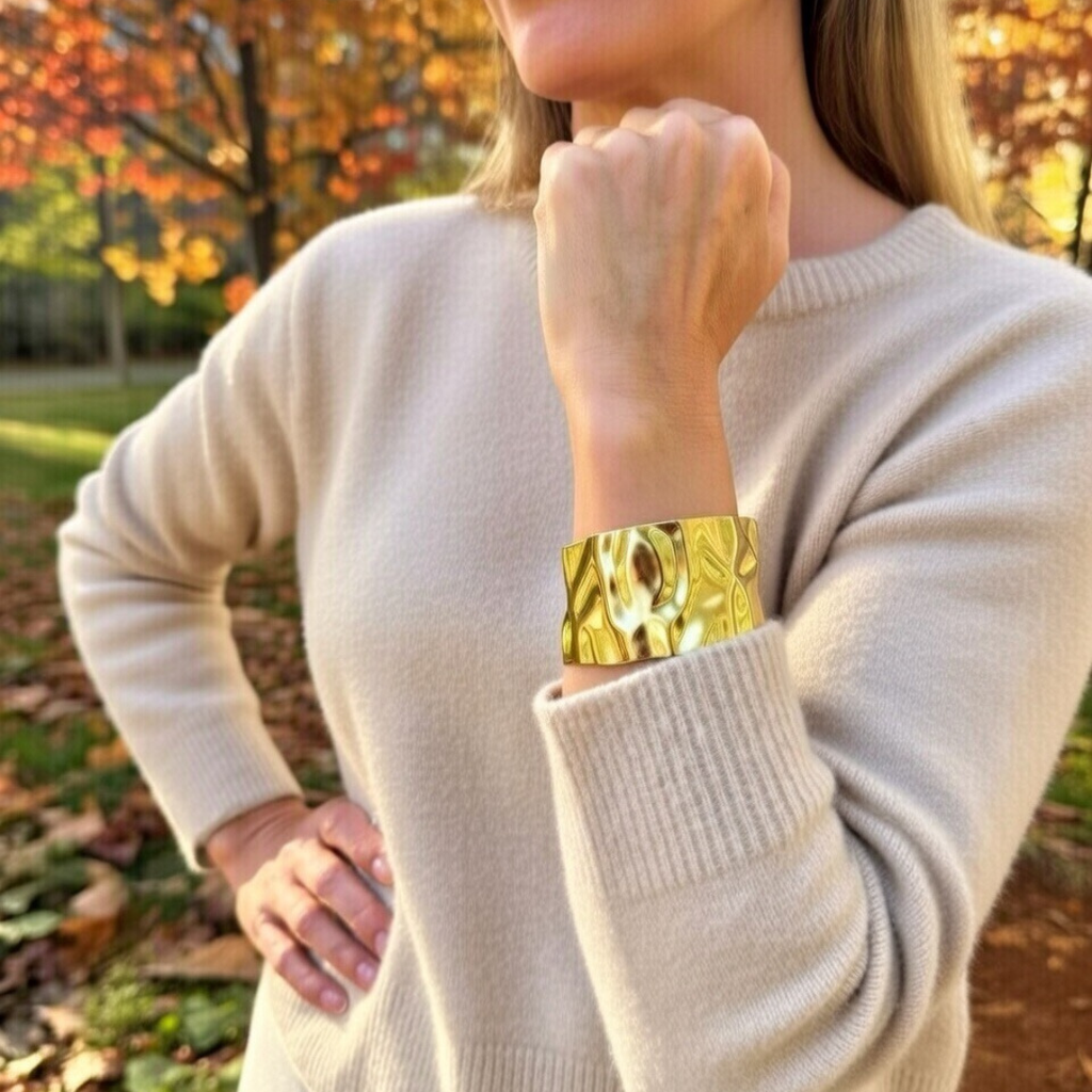 PULSERA WAVE GOLD