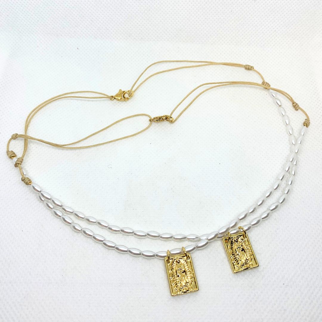 COLLAR PERLAS ESCAPULARIO