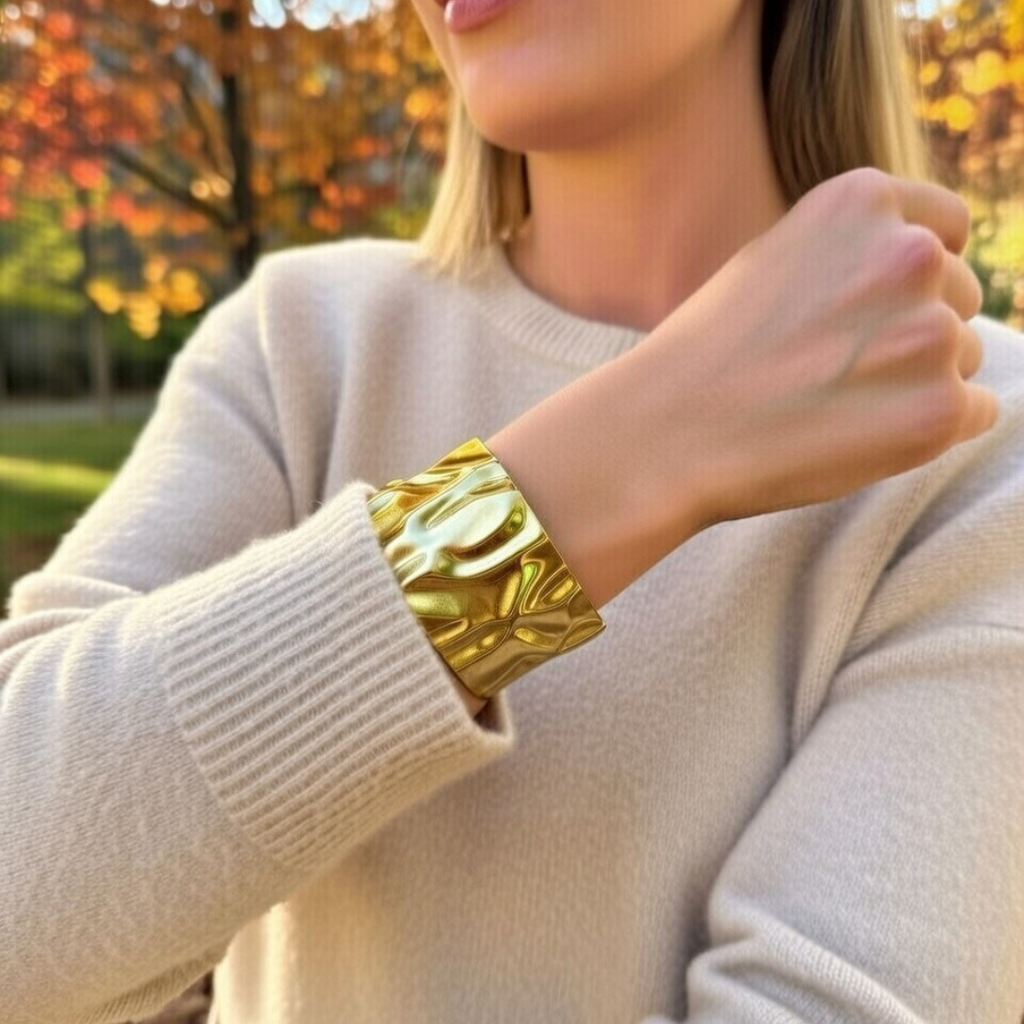 PULSERA WAVE GOLD