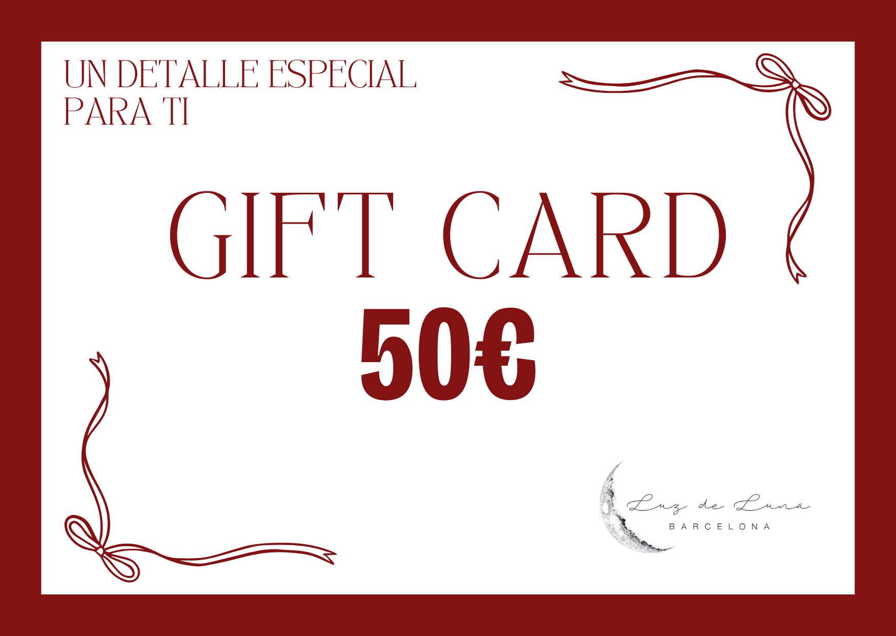 TARJETA REGALO